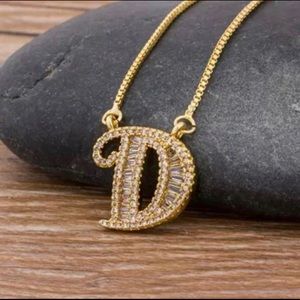 INITIAL LETTER “D” NECKLACE